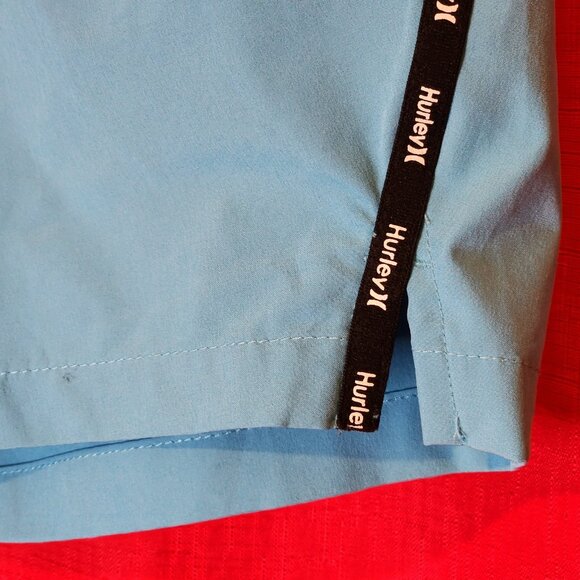 Hurley Men's Exist Slash Lightweight Sport Shorts Blue Size Small - Picture 5 of 11